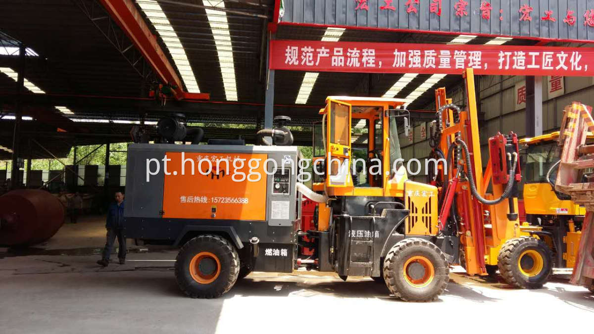 Portal Frame Screw Pile Machine